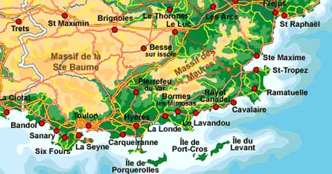 C&ocirc;te d'Azur varoise