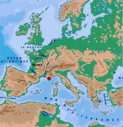 La Provence en  Europe