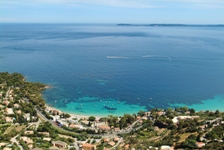 Plage Jean Blanc. Le Lavandou. France