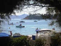 Plage de Cavaliere. Le Lavandou. France