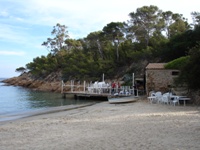 Plage du Layet. Le Lavandou. France
