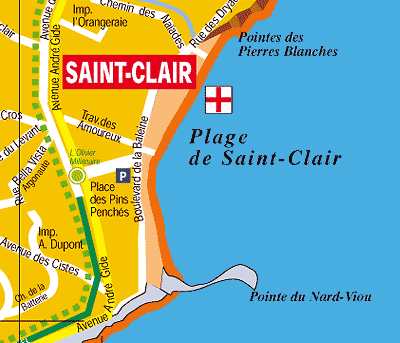 Plan de Saint Clair. Le Lavandou. France