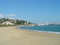 Lavandou Central Beach. France