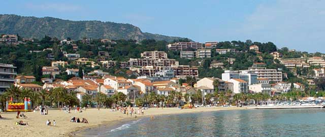 Lavandou central beach