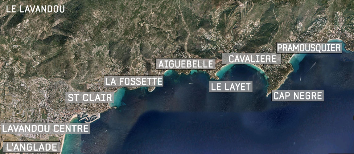 le lavandou carte