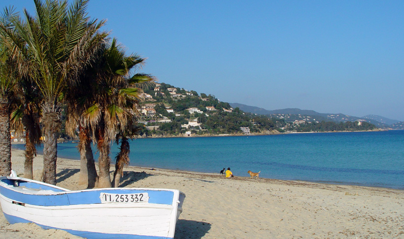 le lavandou plage st clair