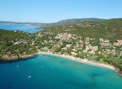 Plage de Pramousquier. Lavandou