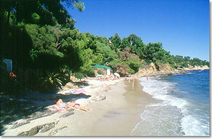 Plage Jean Blanc au Lavandou